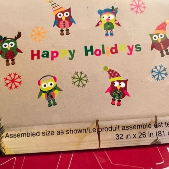 PIER 1 IMPORTS 2012 Winter Holiday Owl Wall Appliques Peel & Stick 24 Pieces - Picture 3 of 12